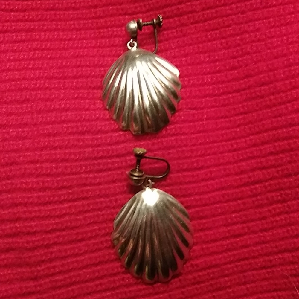 Antique Clip on Earrings